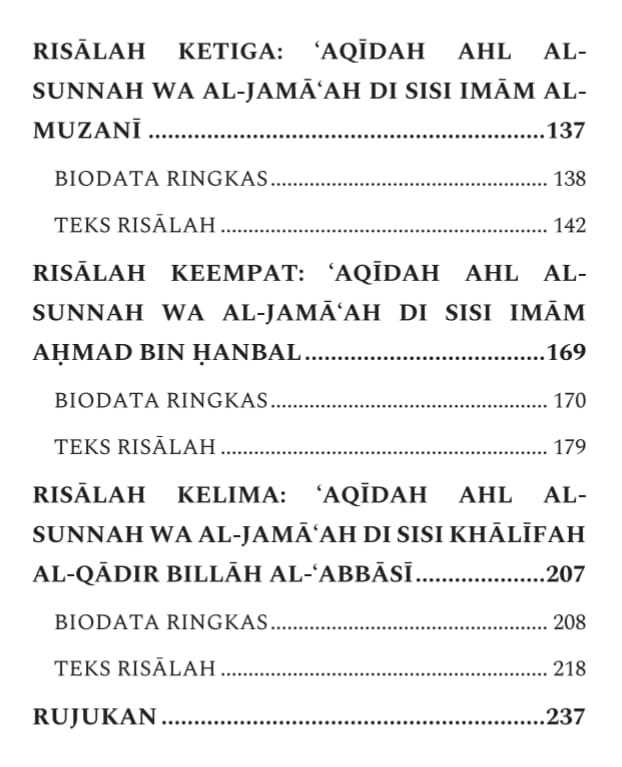 Himpunan Risalah Aqidah 4 Mazhab Ahl al-Sunnah wa al-Jama'ah - Image 3