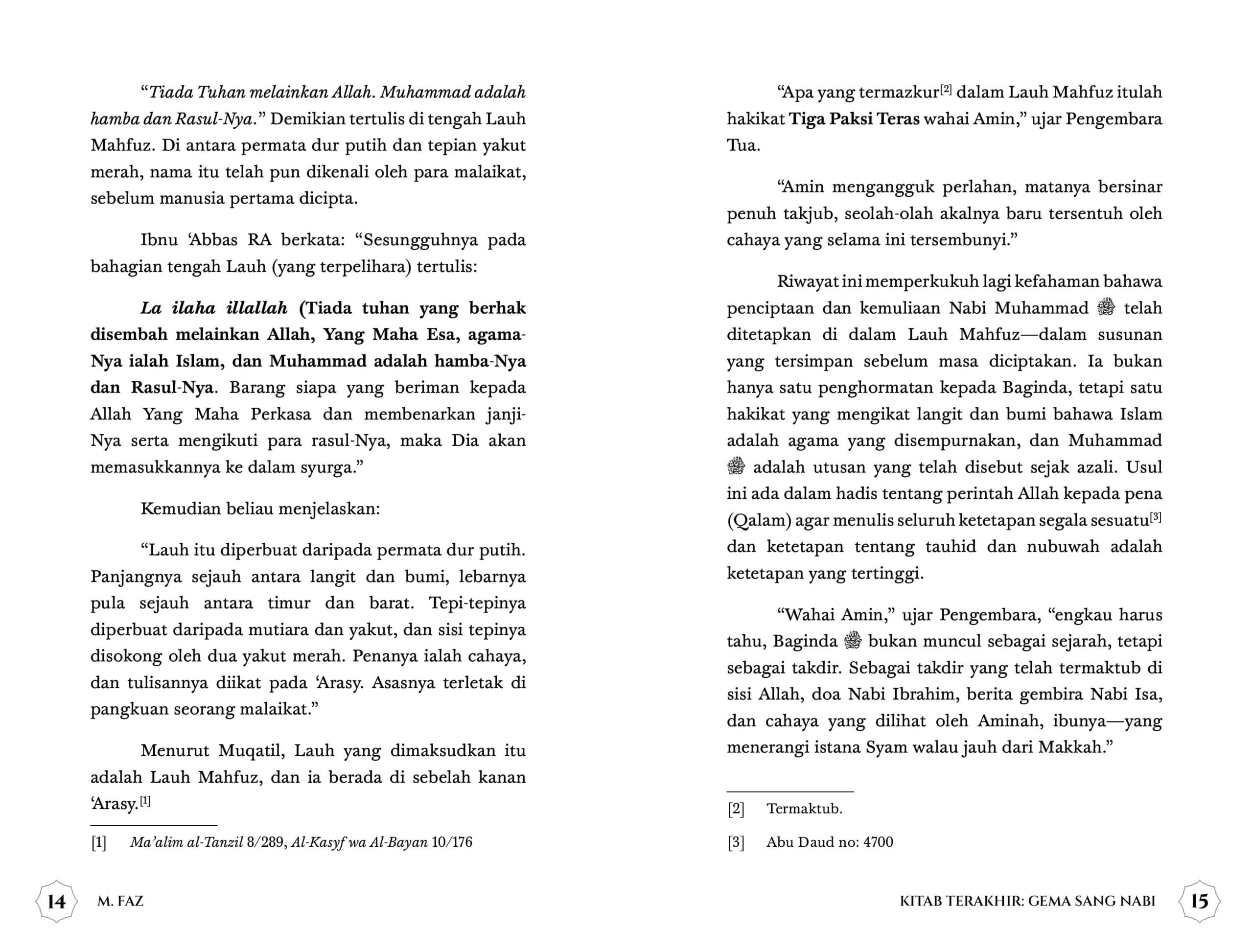 Novel: Kitab Terakhir: Gema Sang Nabi - Image 8