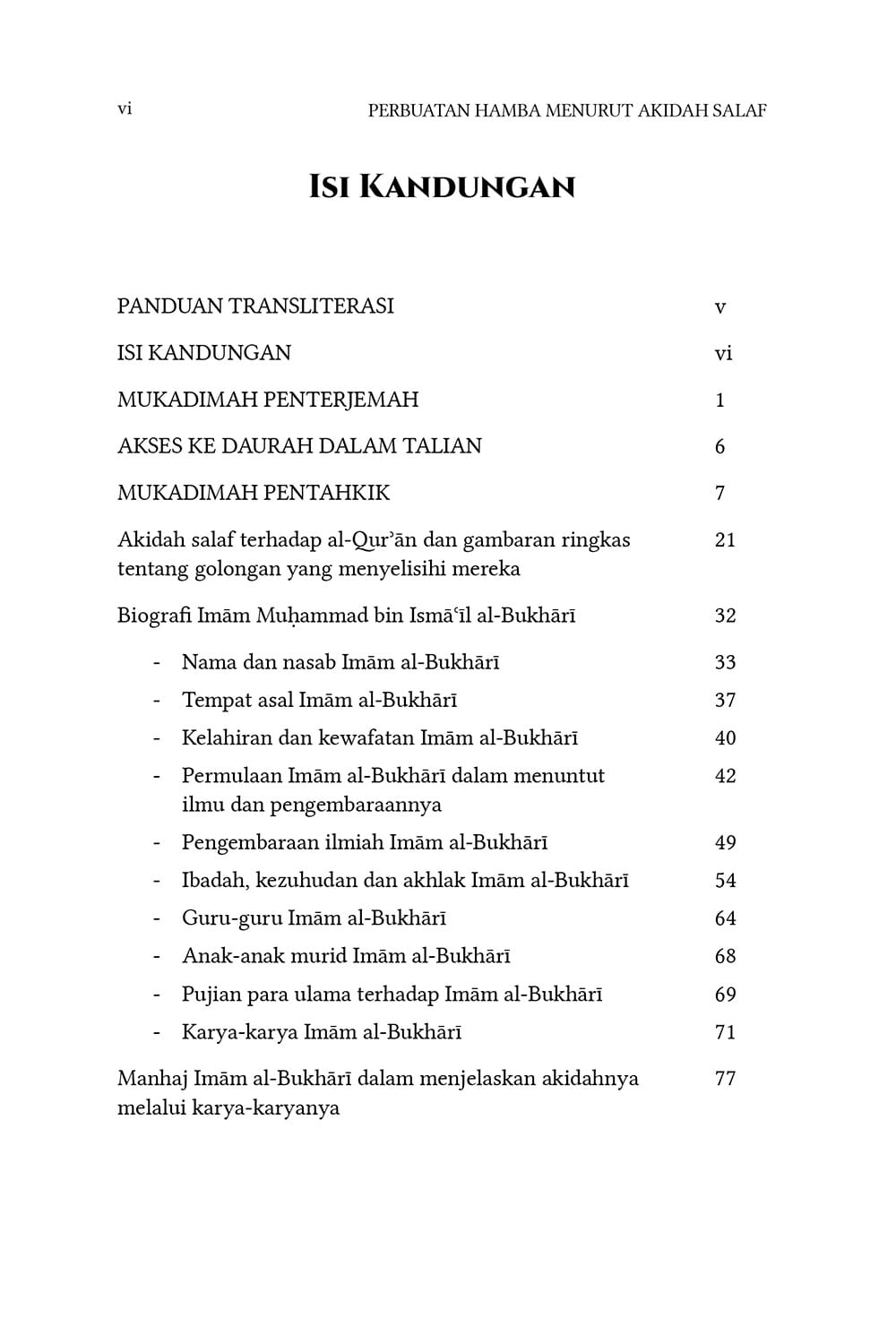 Khalq Af'al al-'Ibad: Perbuatan Hamba Menurut Akidah Salaf - Image 3